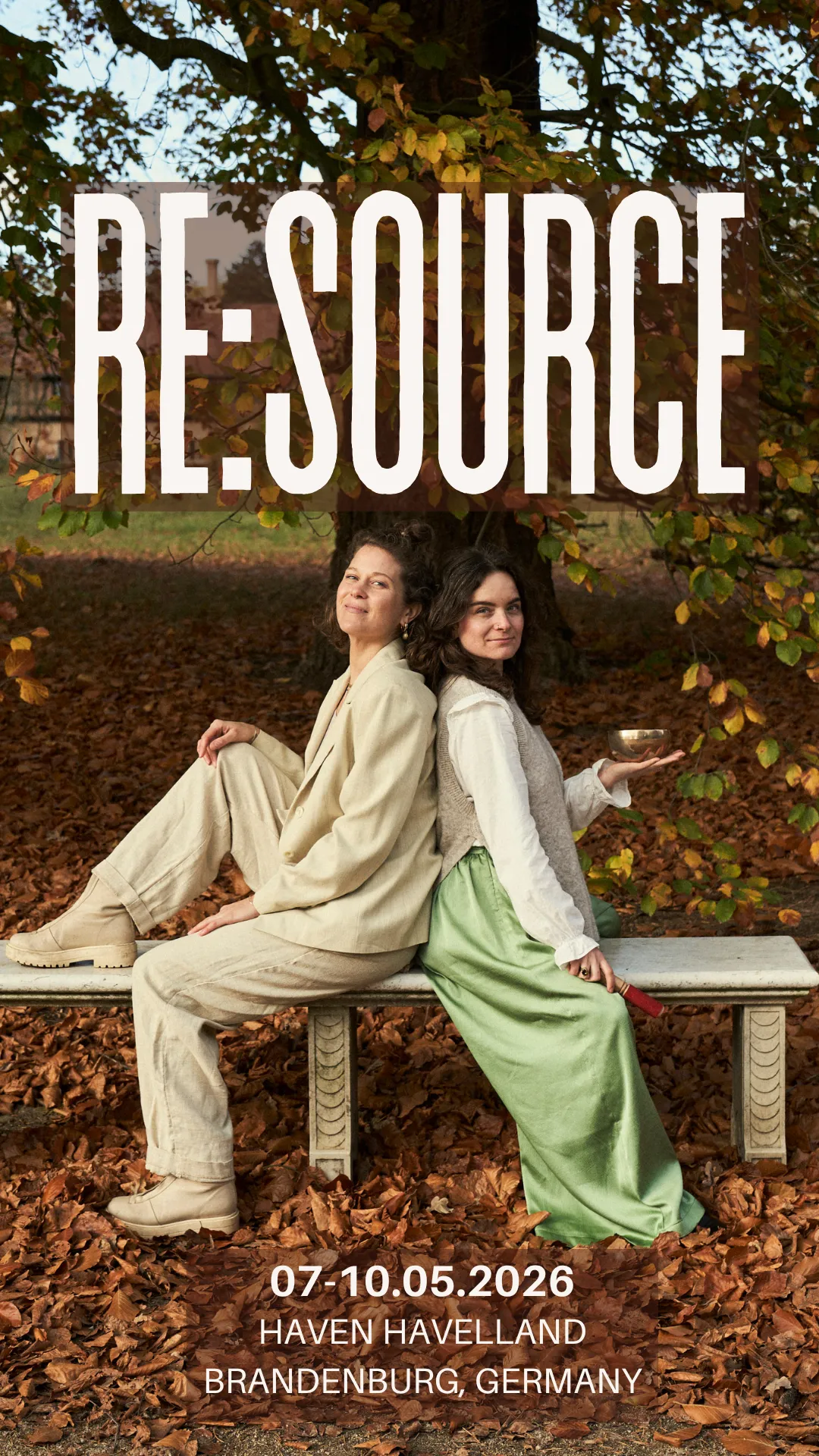 RE:SOURCE Retreat — Louisa Liebgott und Co-Facilitatorin, Haven Havelland, Mai 2026